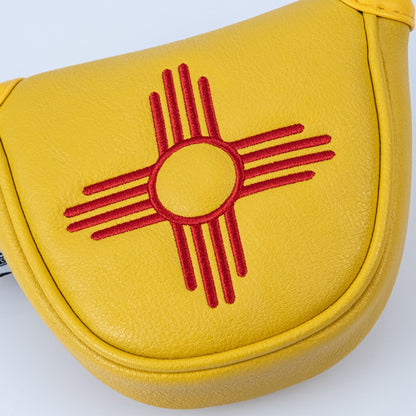 New Mexico State Flag - Mallet Putter Cover - Club Rehab