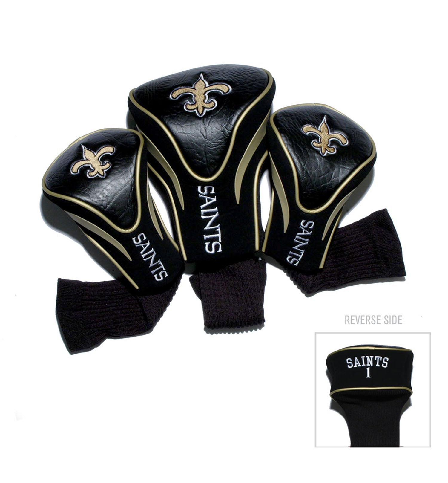 New Orleans Saints NFL Contour 3 Pack Headcovers - Club Rehab