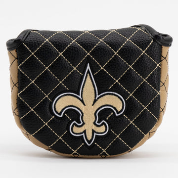 New Orleans Saints Solid Quilted Mallet Putter Cover