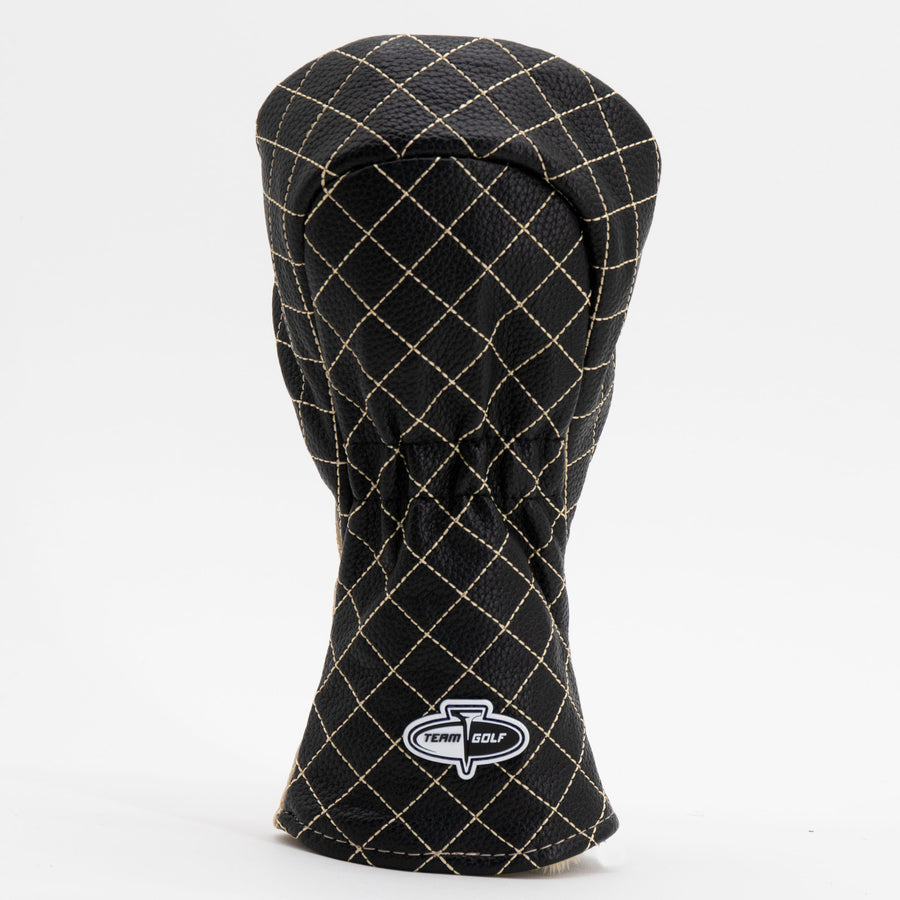 New Orleans Saints split quilted fairway cover, back view