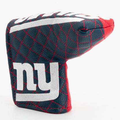 New York Giants Quilted Headcovers – Big Blue Collection - Blade Putter Split - Club Rehab