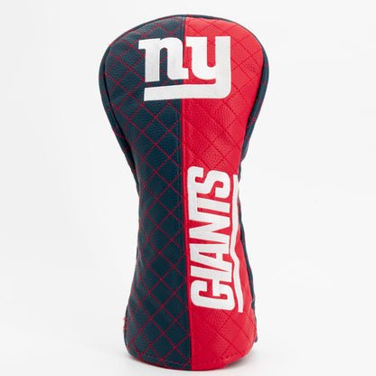 New York Giants Quilted Headcovers – Big Blue Collection - Mallet Putter Split - Club Rehab