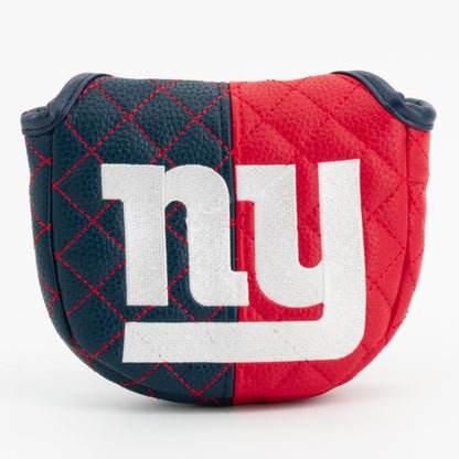 New York Giants Quilted Headcovers – Big Blue Collection - Mallet Putter Split - Club Rehab