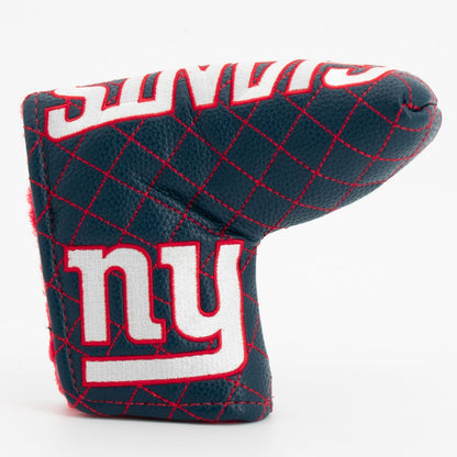 New York Giants Quilted Headcovers – Big Blue Collection - Blade Putter Solid - Club Rehab