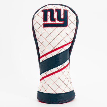 New York Giants Quilted Headcovers – Big Blue Collection - Driver Stripe - Club Rehab