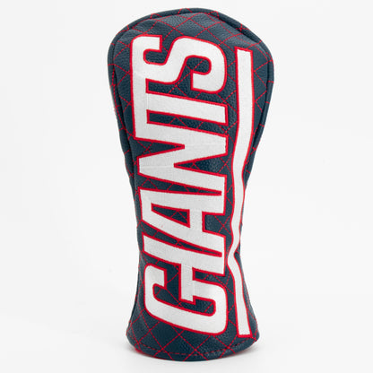 New York Giants Solid Fairway quilted headcover, front view