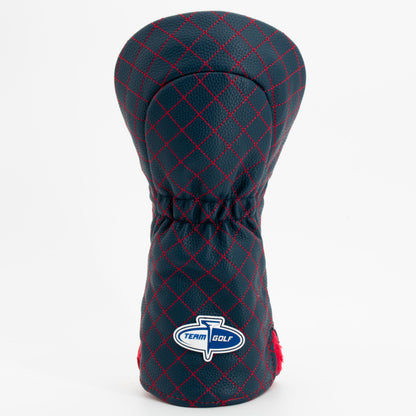 New York Giants Split Driver quilted headcover, back view