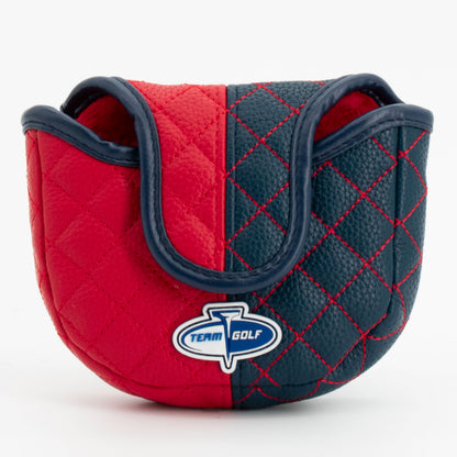 New York Giants Split Mallet Putter quilted headcover, back view