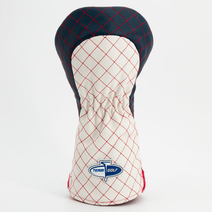 New York Giants Striped Driver quilted headcover, back view