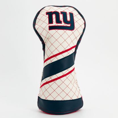 New York Giants Striped Driver quilted headcover, front view