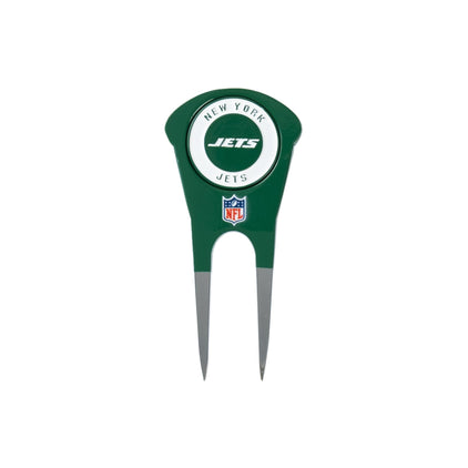New York Jets divot tool: reverse · round marker