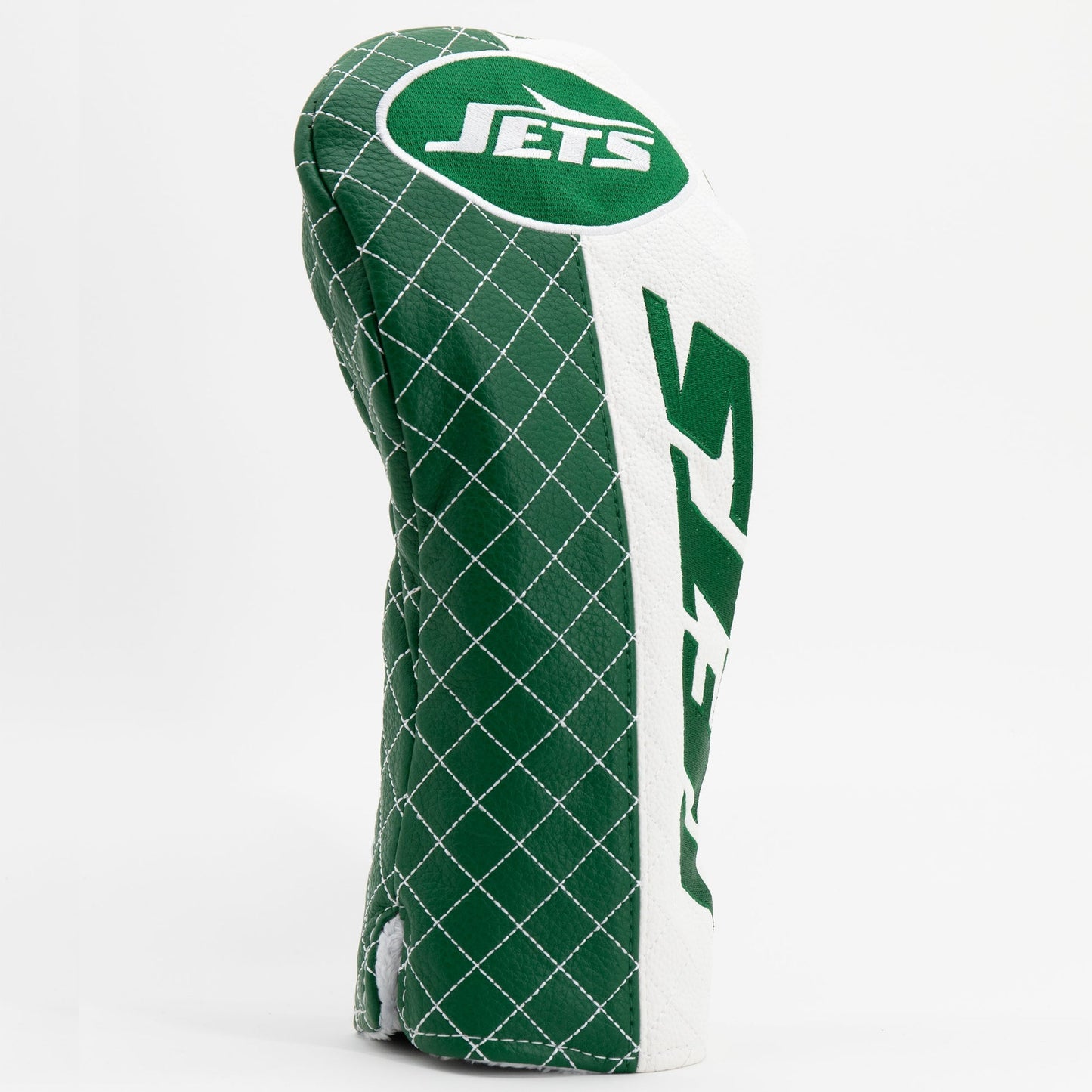 New York Jets Quilted Headcovers – J - E - T - S Collection - Fairway Split - Club Rehab
