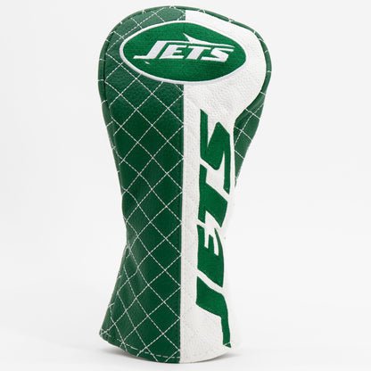 New York Jets Quilted Headcovers – J - E - T - S Collection - Driver Split - Club Rehab