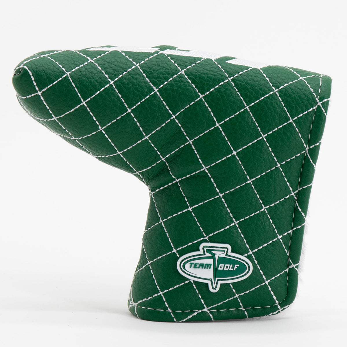 New York Jets Solid Blade Putter quilted headcover, back view