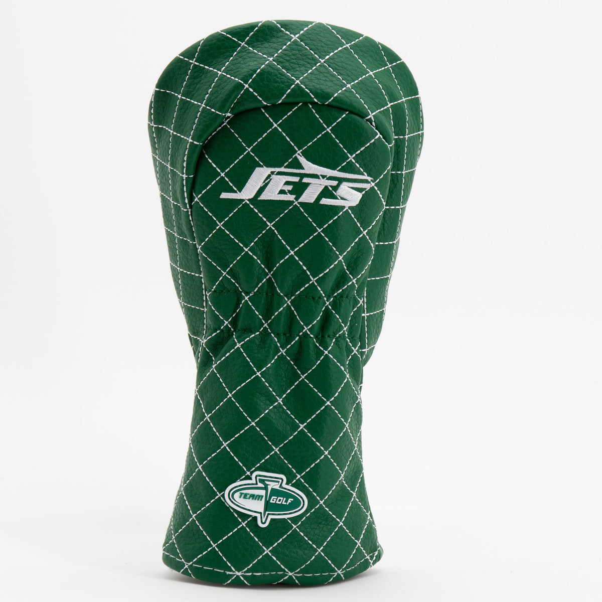 New York Jets Solid Fairway quilted headcover, back view