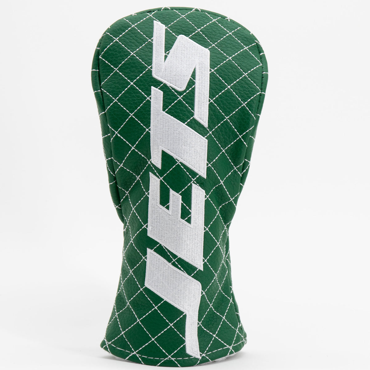 New York Jets Solid Fairway quilted headcover, front view