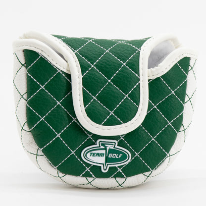 New York Jets Solid Mallet Putter quilted headcover, back view