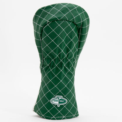 New York Jets Split Fairway quilted headcover, back view