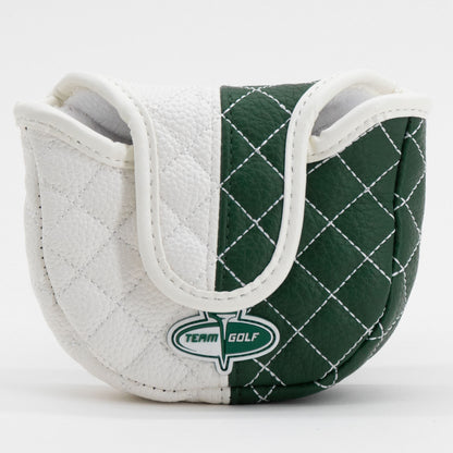 New York Jets Split Mallet Putter quilted headcover, back view