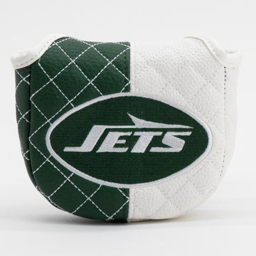 New York Jets Split Quilted Mallet Putter Cover