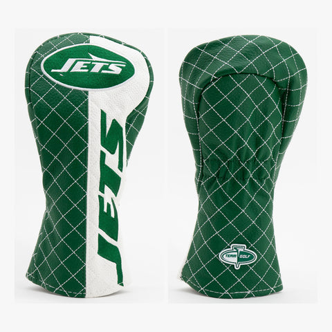 New York Jets Split Quilted Fairway Headcover