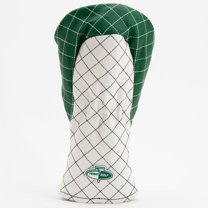 New York Jets Striped Fairway quilted headcover, back view
