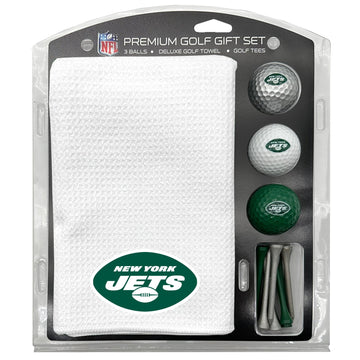 New York Jets Golf-Geschenkset mit weißem Mikrofasertuch
