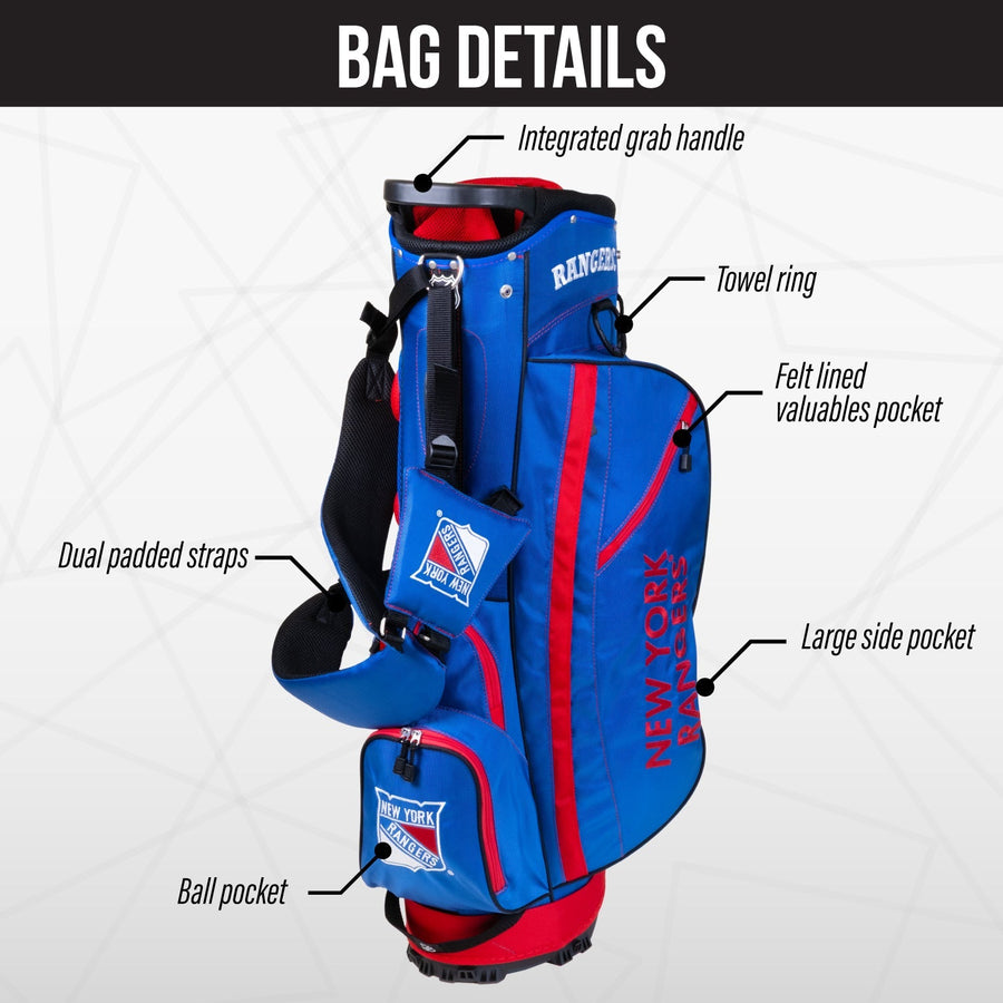 new york rangers fairway stand bag feature photo