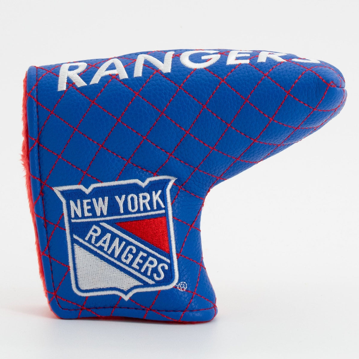 New York Rangers split blade putter quilted golf headcover