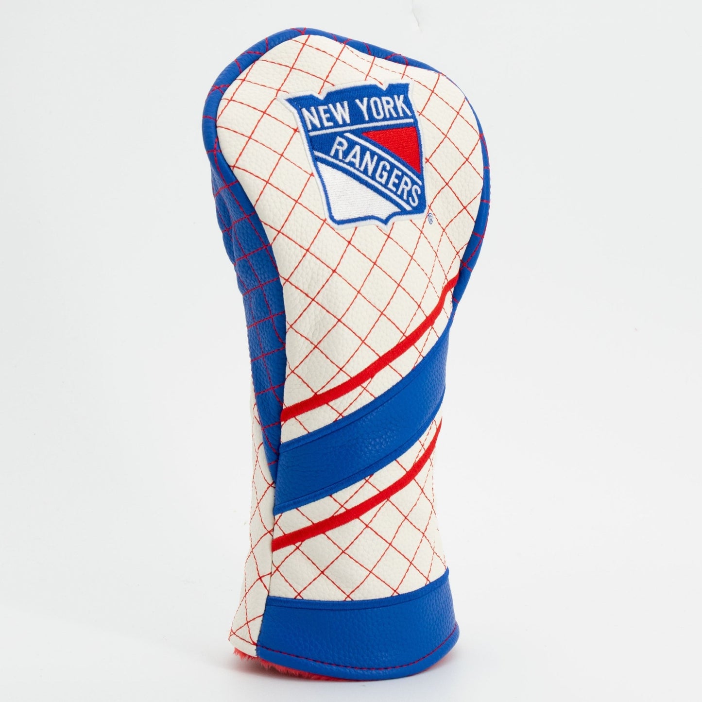 New York Rangers stripe fairway quilted golf headcover alternate view