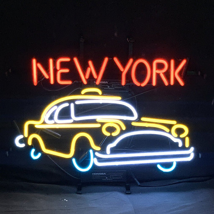 New York Taxi Car Neon Signs Light - Club Rehab