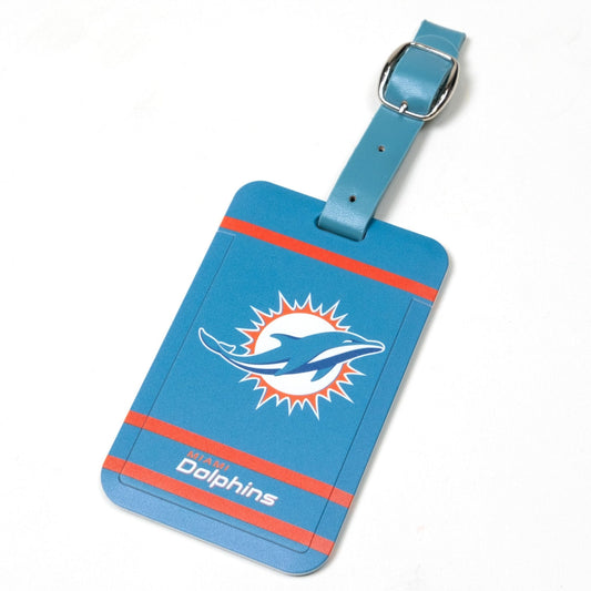 Miami Dolphins NFL Bag Tag