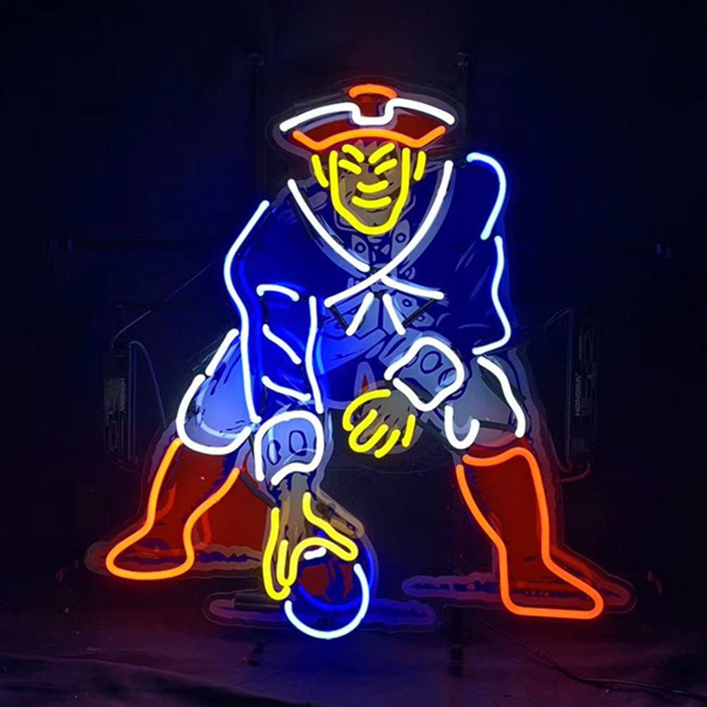 NFL New England Patriots Sport Team Neon Sign Light - Club Rehab