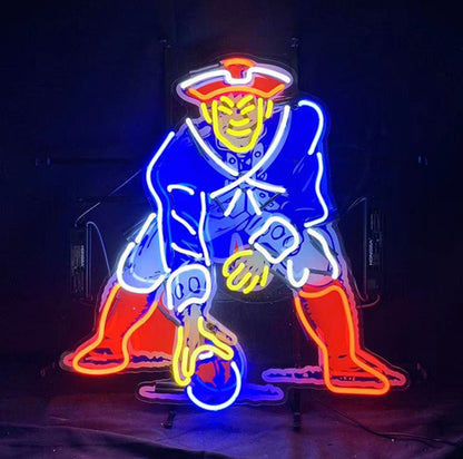 NFL New England Patriots Sport Team Neon Sign Light - Club Rehab