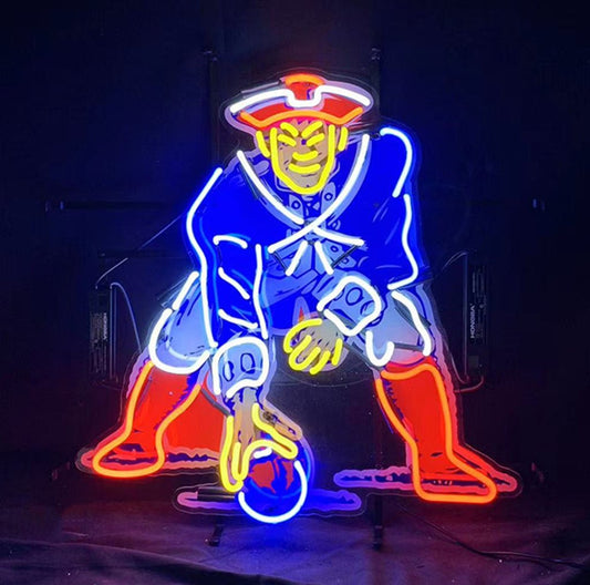 NFL New England Patriots Sport Team Neon Sign Light - Club Rehab