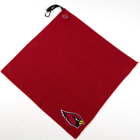 NFL Team Magnetic Embroidered Golf Towel – 15" x 15" - Arizona Cardinals - Club Rehab