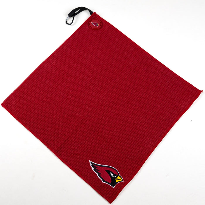 NFL Team Magnetic Embroidered Golf Towel – 15" x 15" - Arizona Cardinals - Club Rehab