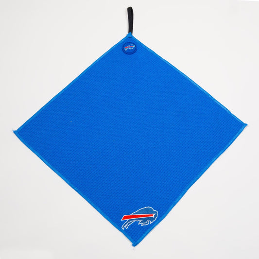 NFL Team Magnetic Embroidered Golf Towel – 15" x 15" - Buffalo Bills - Club Rehab