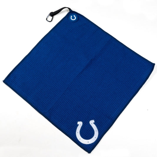 NFL Team Magnetic Embroidered Golf Towel – 15" x 15" - Indianapolis Colts - Club Rehab