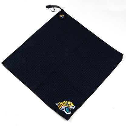 NFL Team Magnetic Embroidered Golf Towel – 15" x 15" - Jacksonville Jags - Club Rehab
