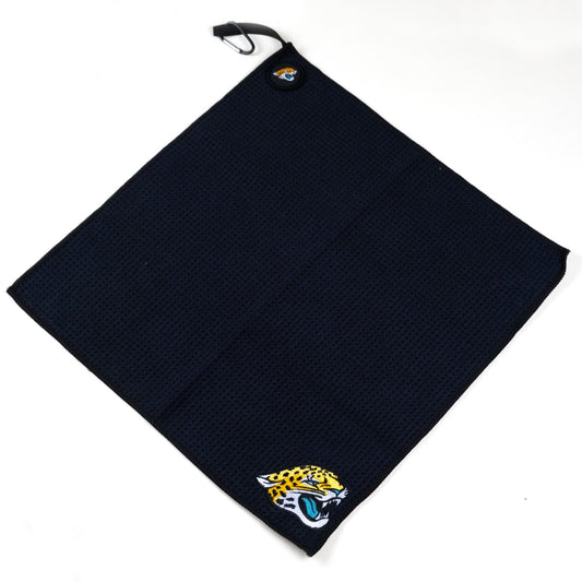 NFL Team Magnetic Embroidered Golf Towel – 15" x 15" - Jacksonville Jags - Club Rehab