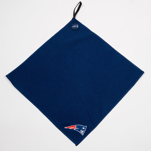 NFL Team Magnetic Embroidered Golf Towel – 15" x 15" - New England Pats - Club Rehab