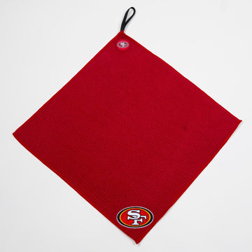 San Francisco 49ers NFL Magnetic Embroidered Golf Towel – 15" x 15"