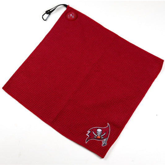 NFL Team Magnetic Embroidered Golf Towel – 15" x 15" - Tampa Bay Bucs - Club Rehab
