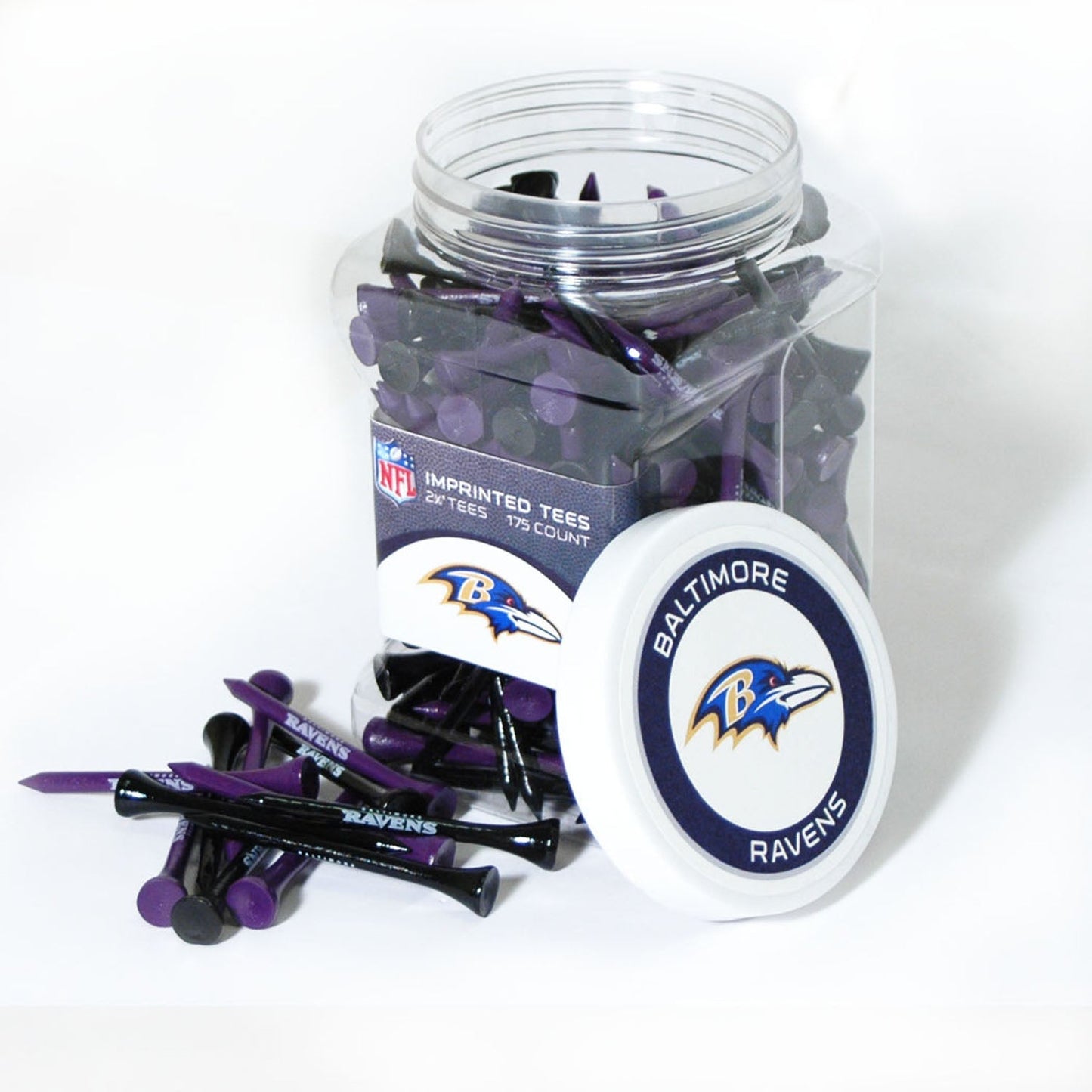 NFL Tee Jar – Show Your Team Colors Every Swing - Baltimore Ravens - Club Rehab