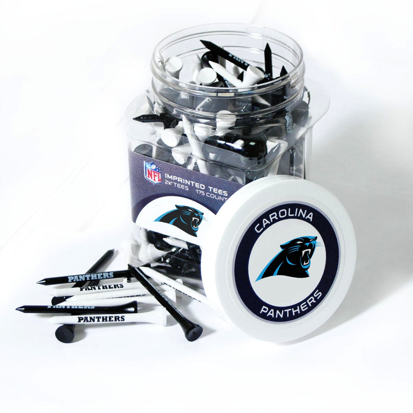 NFL Tee Jar – Show Your Team Colors Every Swing - Carolina Panthers - Club Rehab