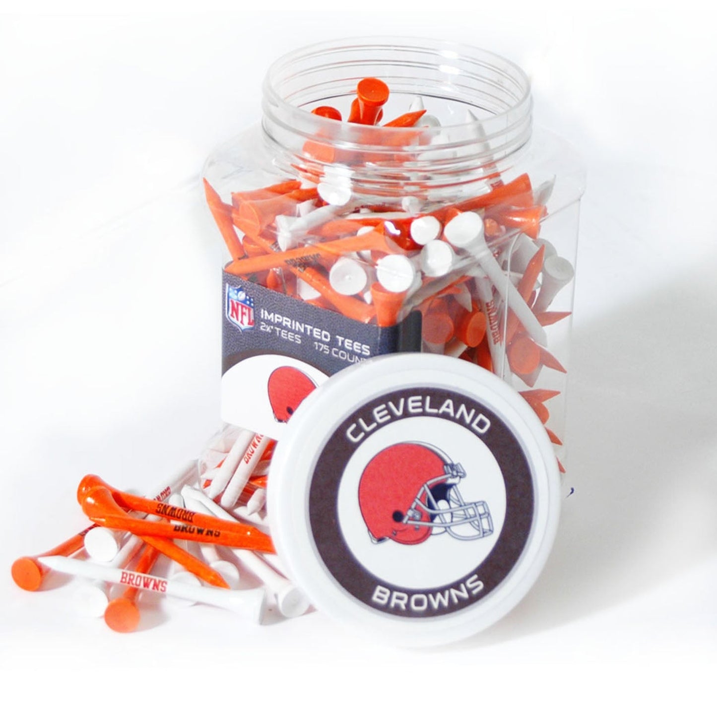 NFL Tee Jar – Show Your Team Colors Every Swing - Cleveland Browns - Club Rehab