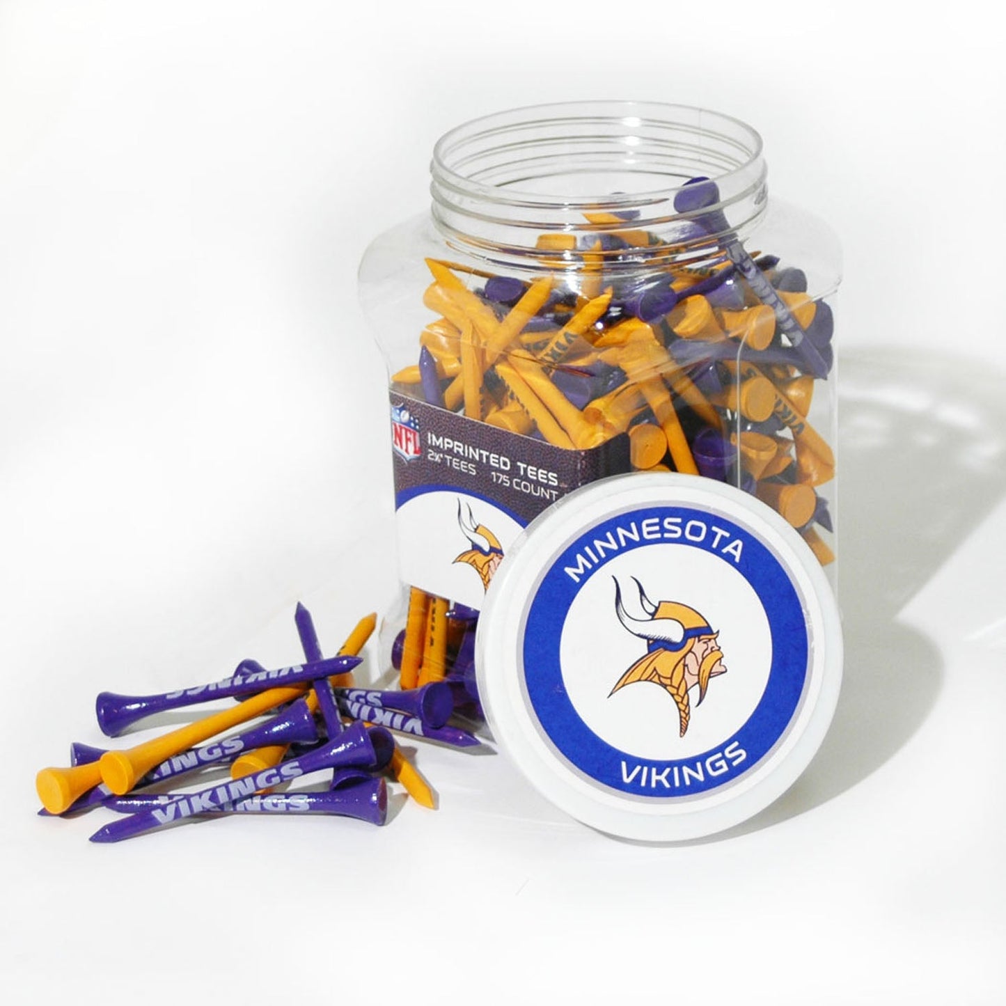 NFL Tee Jar – Show Your Team Colors Every Swing - Minnesota Vikings - Club Rehab