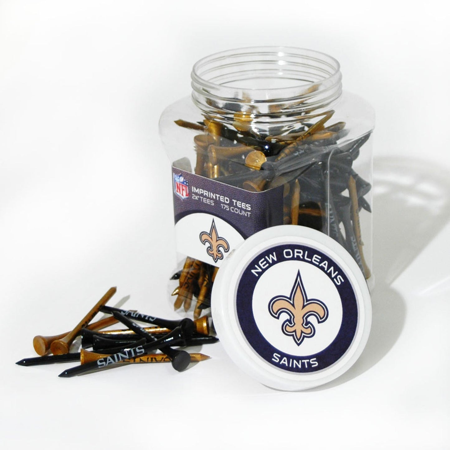 NFL Tee Jar – Show Your Team Colors Every Swing - New Orleans Saints - Club Rehab