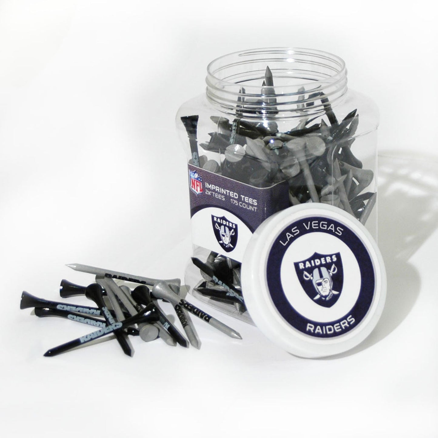 NFL Tee Jar – Show Your Team Colors Every Swing - Las Vegas Raiders - Club Rehab